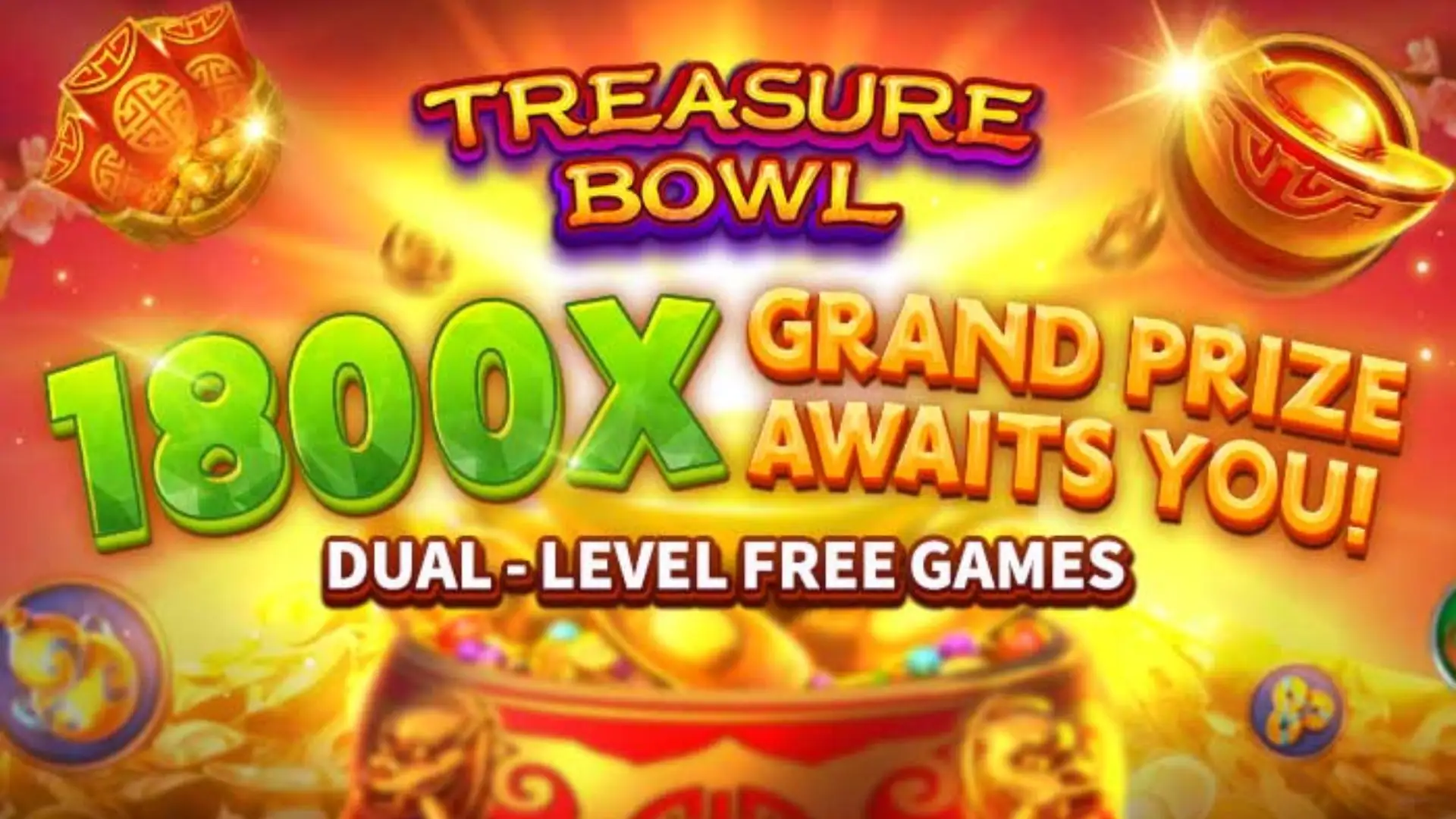 Multiplicadores Treasure Bowl 2288bet - 7777x Máximo com Tigela Dourada